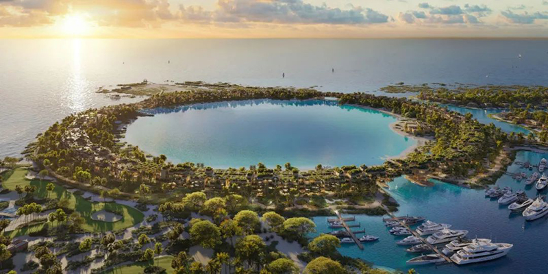 Foster + Partners公布紅?！坝篮慊▓@” 拉赫克島設(shè)計方案